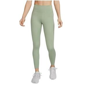 Nike Women's One Luxe Mid-Rise 7/8 Legging Olive Green Size Small DR7673 Dri-Fit